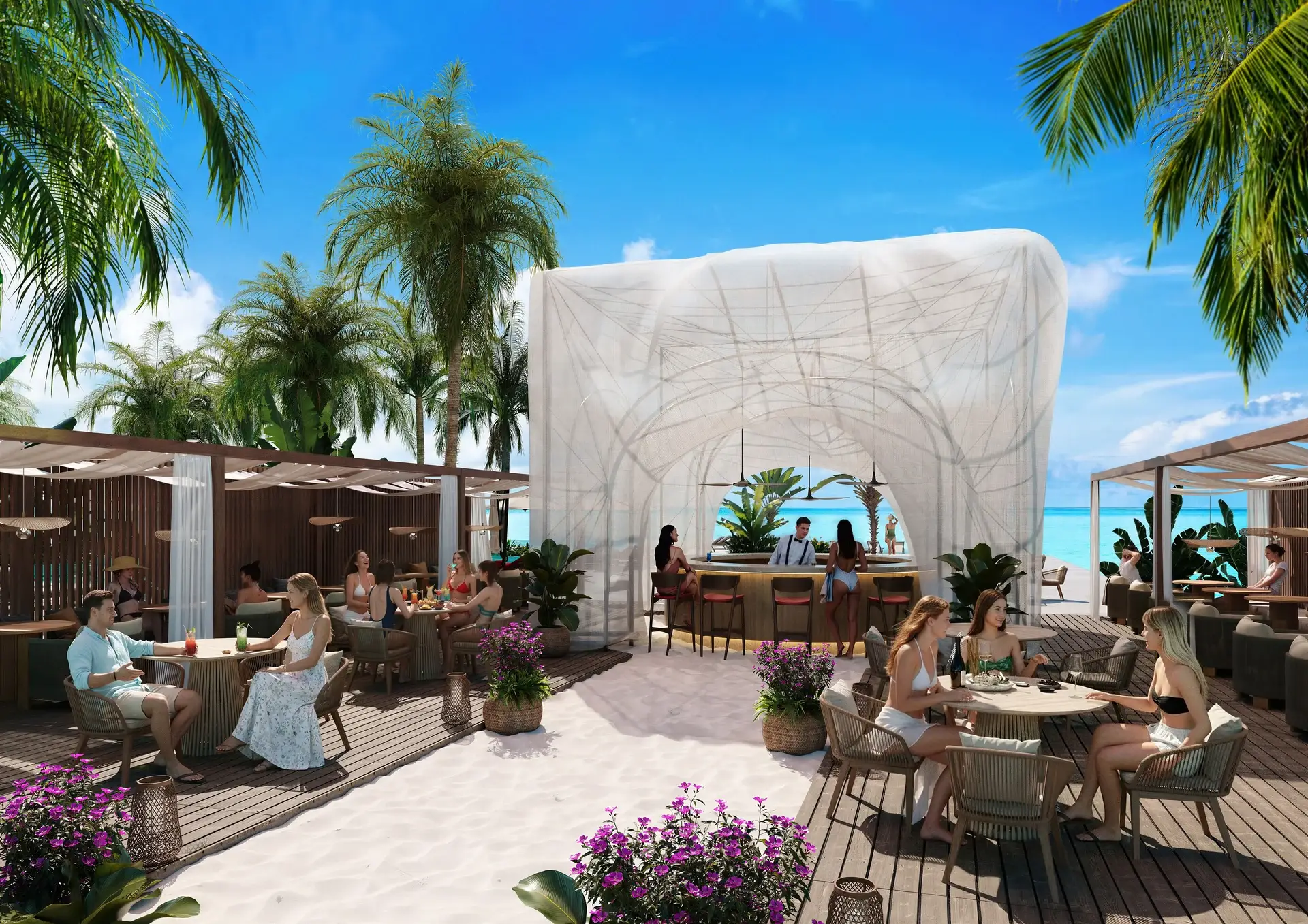 Beach Bar Apartament Malediwy 34m2