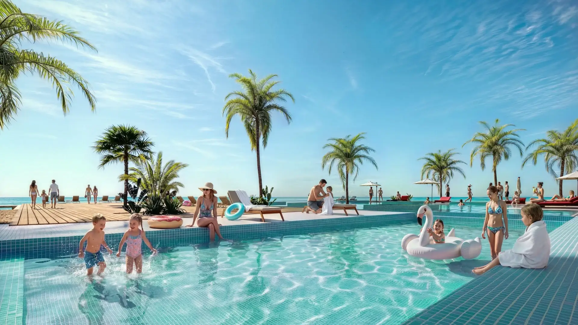 Children’s Pool Apartament Malediwy 34m2